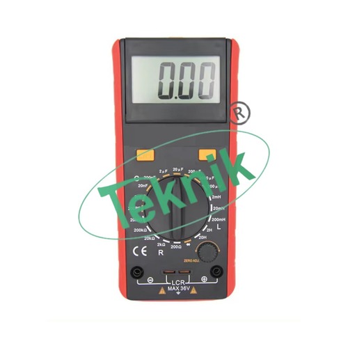 LCR Meter - Digital Measurement Range 200pF to 2000μF, 0.8% Resistance Accuracy | LCD Display, Data Hold, Auto Power Off, Overload Protection