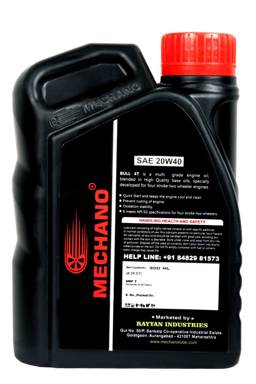 Mechano Bull 4t 20w40 Application: Automobile