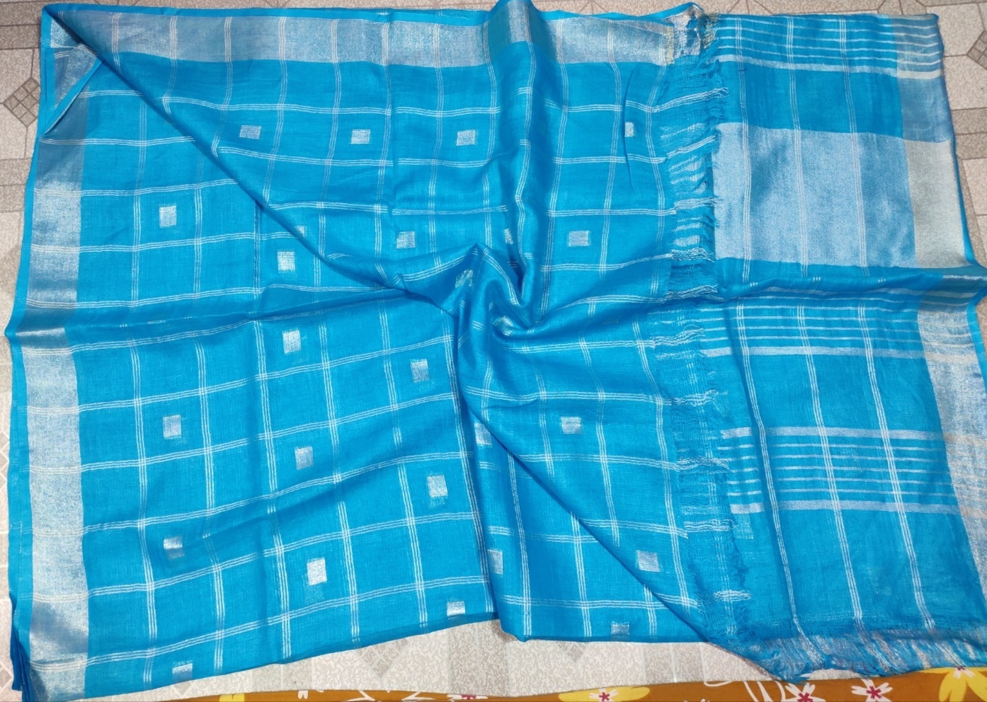 Silk Linen Dobby Sarees