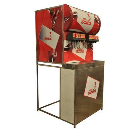 Soda Machine With Chiller - Color: Red