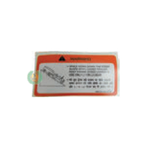 स्लोप वार्निंग के लिए स्टिकर