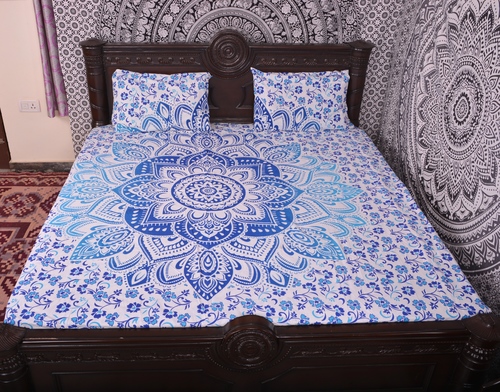 Breathable Indian Mandala Cotton Duvet Cover