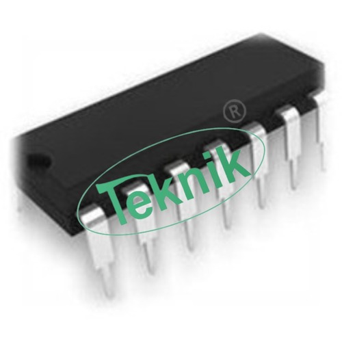 Hex-Schmitt Trigger - 14 Hex Schmitt Trigger Inverter CMOS IC, -55C to 125C Operating Temperature Range, Solder Legs Connector Type for Engineering Educational Equipment