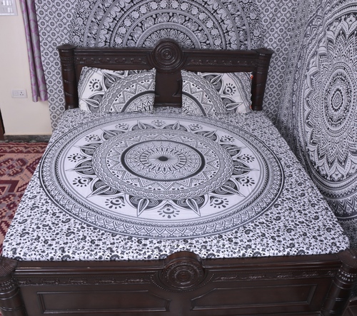 Breathable Indian Mandala Cotton Duvet Cover