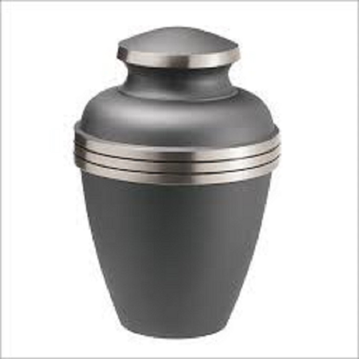 Pink Magenta Brass Cremation Urn