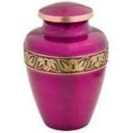 Red Brass Cremation Urn