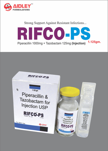 पिपेरासिलिन 1g+ताज़ोबैक्टम 125mg इंजेक्शन