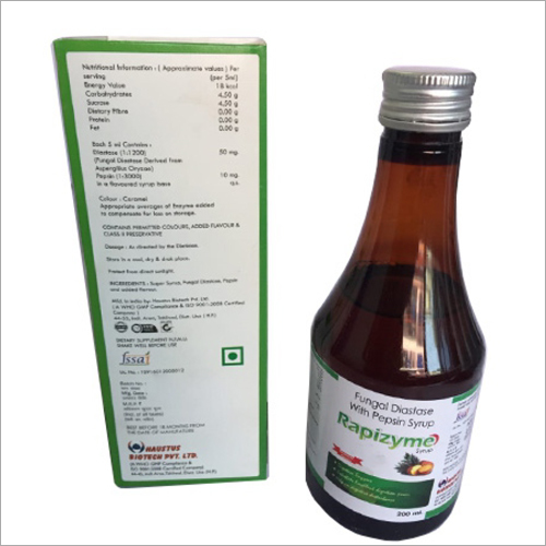 Liquid 200Ml Fungal Diastase With Pepsin Syrup