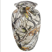 Pink Brass Cremation Urn