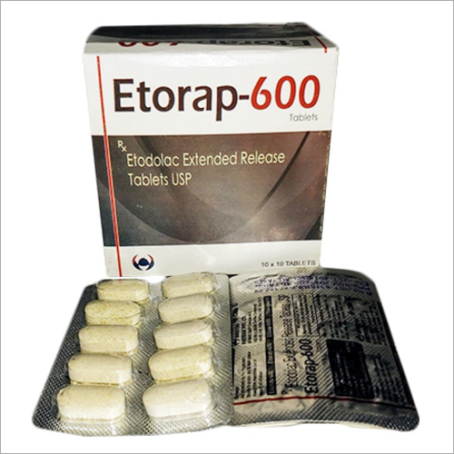 Etodalac Extended Release Tablets USP - 10x10 Pack, Treats Arthritis, Suitable for All, Long Shelf Life, High Efficiency