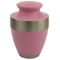 Enamel Adria Blue Brass Urn