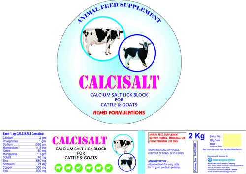 Salt Lick Calcisalt - Application: Milk