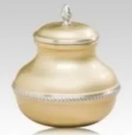 Green Brass Cremation Urns