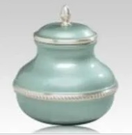 Green Brass Cremation Urns