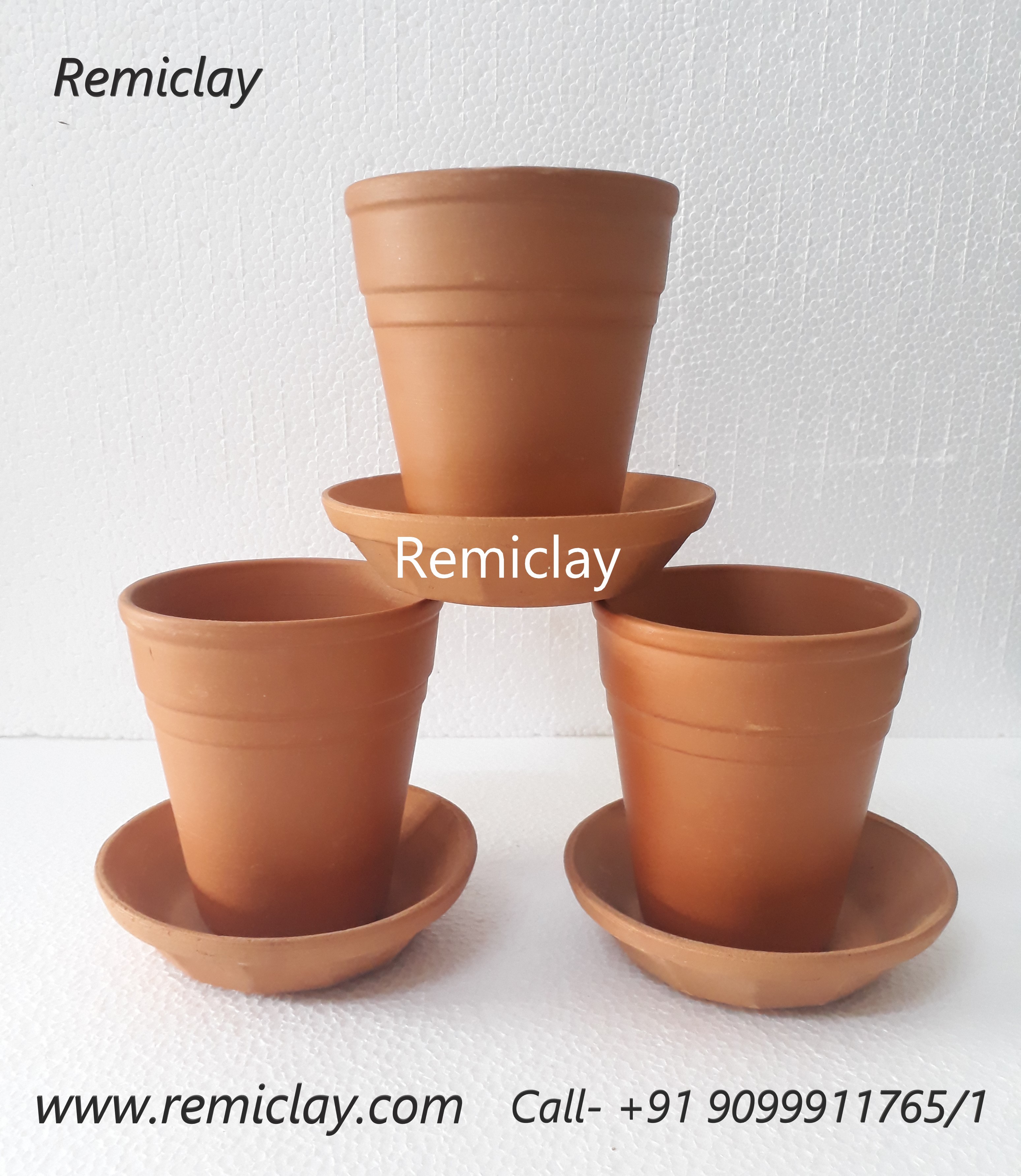 Clay Kitchen Pot Dimensions: 4 Inch (In)