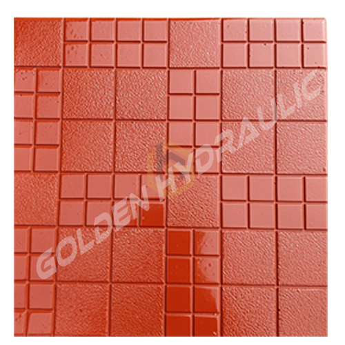 Designer Pvc Tile Mould - Glossy Plain Texture, Brick Shaped Square Rectangular, Vibrant Yellow Color