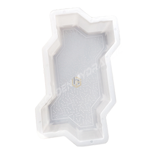 Plastic Paver Moulds - Plastic, 180 Grams, White Or Transparent | Reusable, Lightweight, High Stress Bearing Capacity, Interlocking Design
