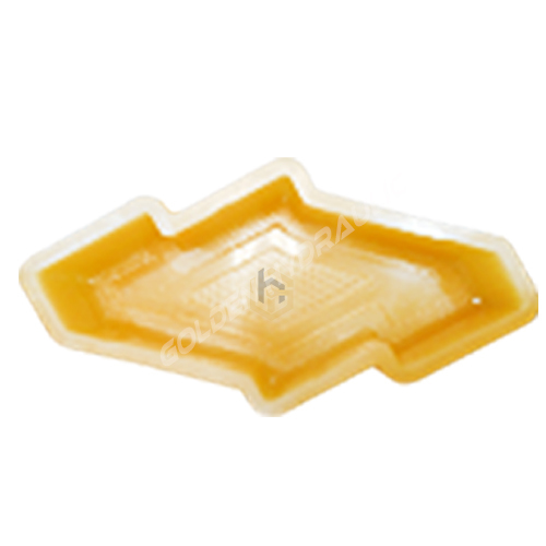 Pvc Tile Moulds - Pvc Material, Glossy Surface Finish, Yellow Color , Customizable Designs, Durable Molds, New Condition