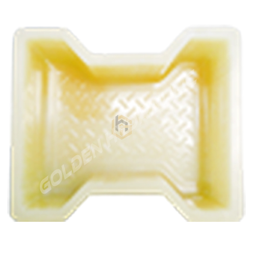 Pvc Tile Moulds - Pvc Material, Glossy Surface Finish, Yellow Color , Customizable Designs, Durable Molds, New Condition