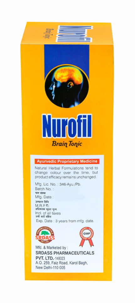 Ayurvedic Medicine Nurofil Brain Tonic Syrup