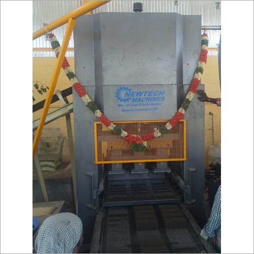 Rotary Fly Ash Brick Making Machine - Metal 220-440 Voltage | Automatic Plc Control High Durability 1 Year Warranty