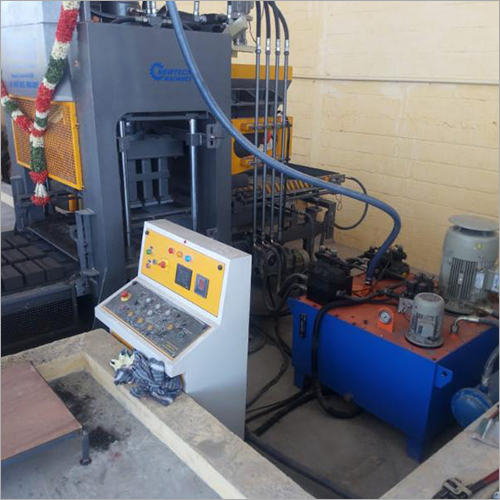 Rotary Fly Ash Brick Making Machine - Metal 220-440 Voltage | Automatic Plc Control High Durability 1 Year Warranty