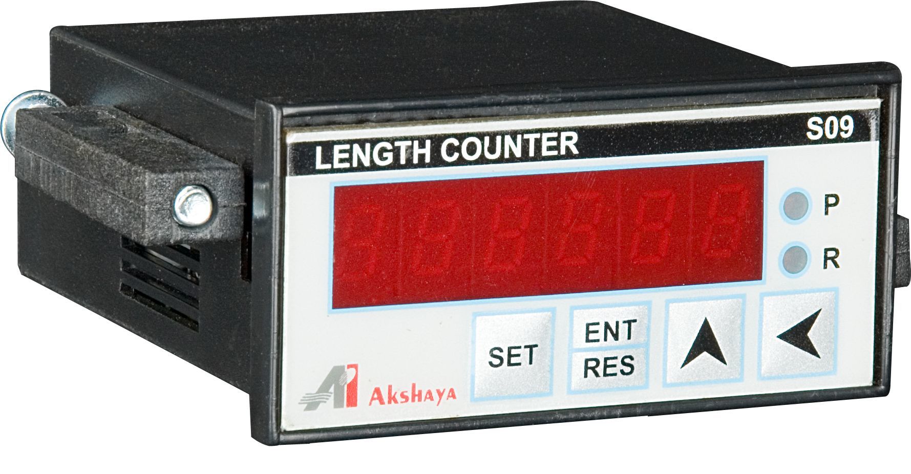 Digital Counter - Abs Plastic, Customized Size, Matte Black | In-built Speed Indicator, Production Count, Up/down Count, Delay On/off Relay