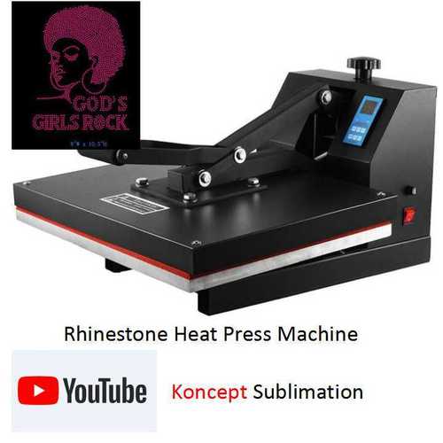 Rhinestone Pasting Heat Press Machine