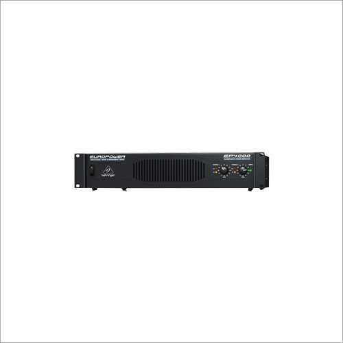 Black Euro Stereo Power Amplifier