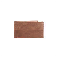 Black Mri Tan Tri Stitch Wallet