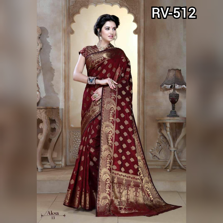 Multi Deasigner Tussar Silk Saree