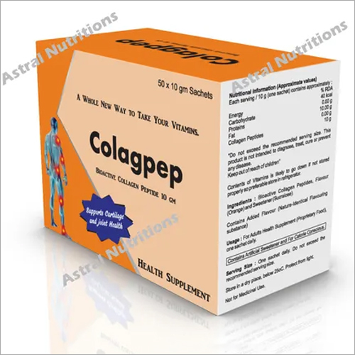Colagpep Health Supplements Sachet Suitable For: Suitable For All