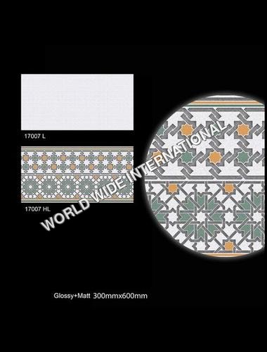 Kitchen Wall Tiles - Ceramic, 300mmx600mm, Grey | Glossy/Matt Finish, 8mm Thickness, EN ISO 13006 Standard for Backsplashes