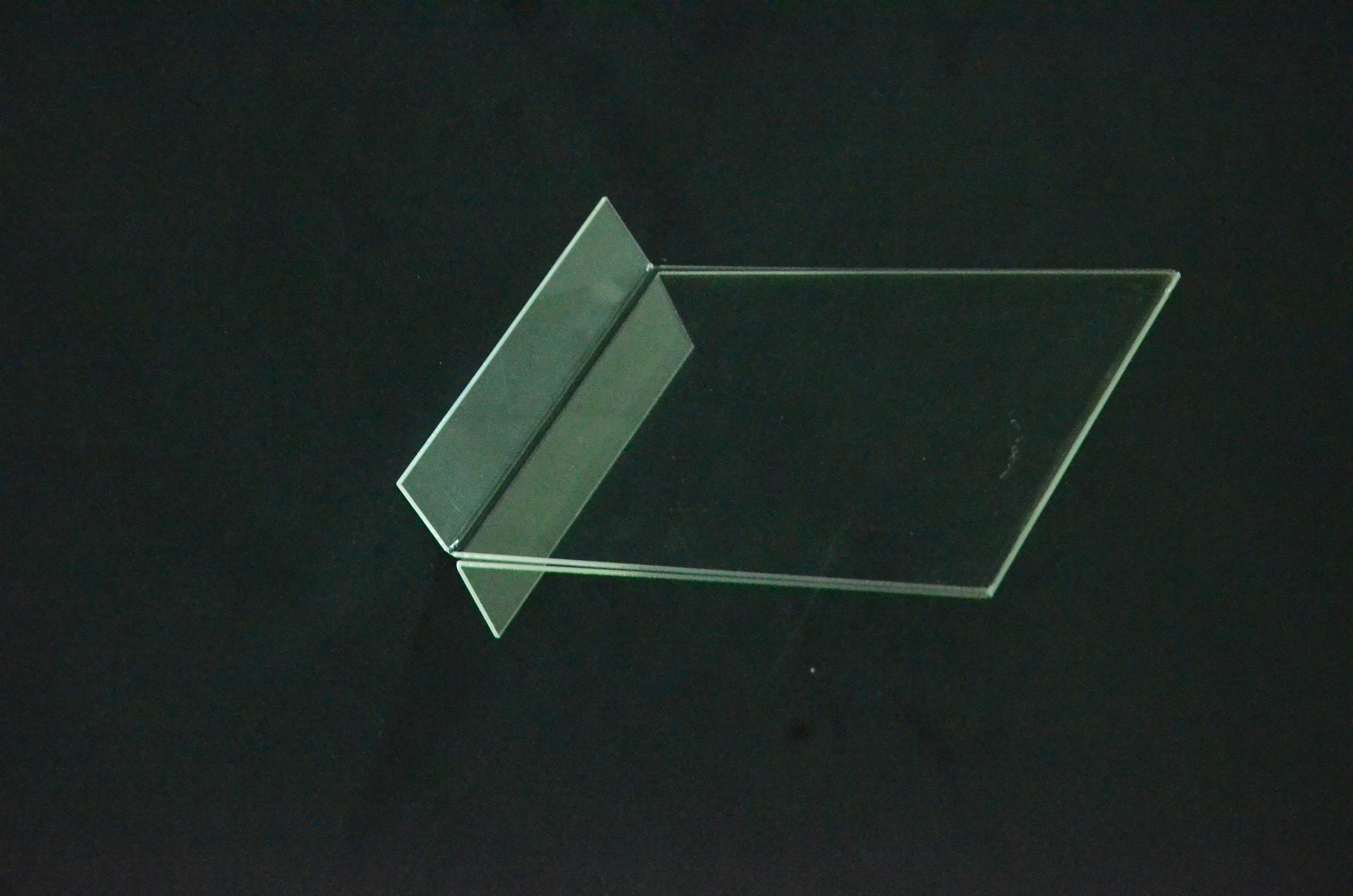 Acrylic Double Side Display Stand - Transparent Acrylic Material, Customized Size & Shape | Designed For Displaying Information With Superior Weathering Properties