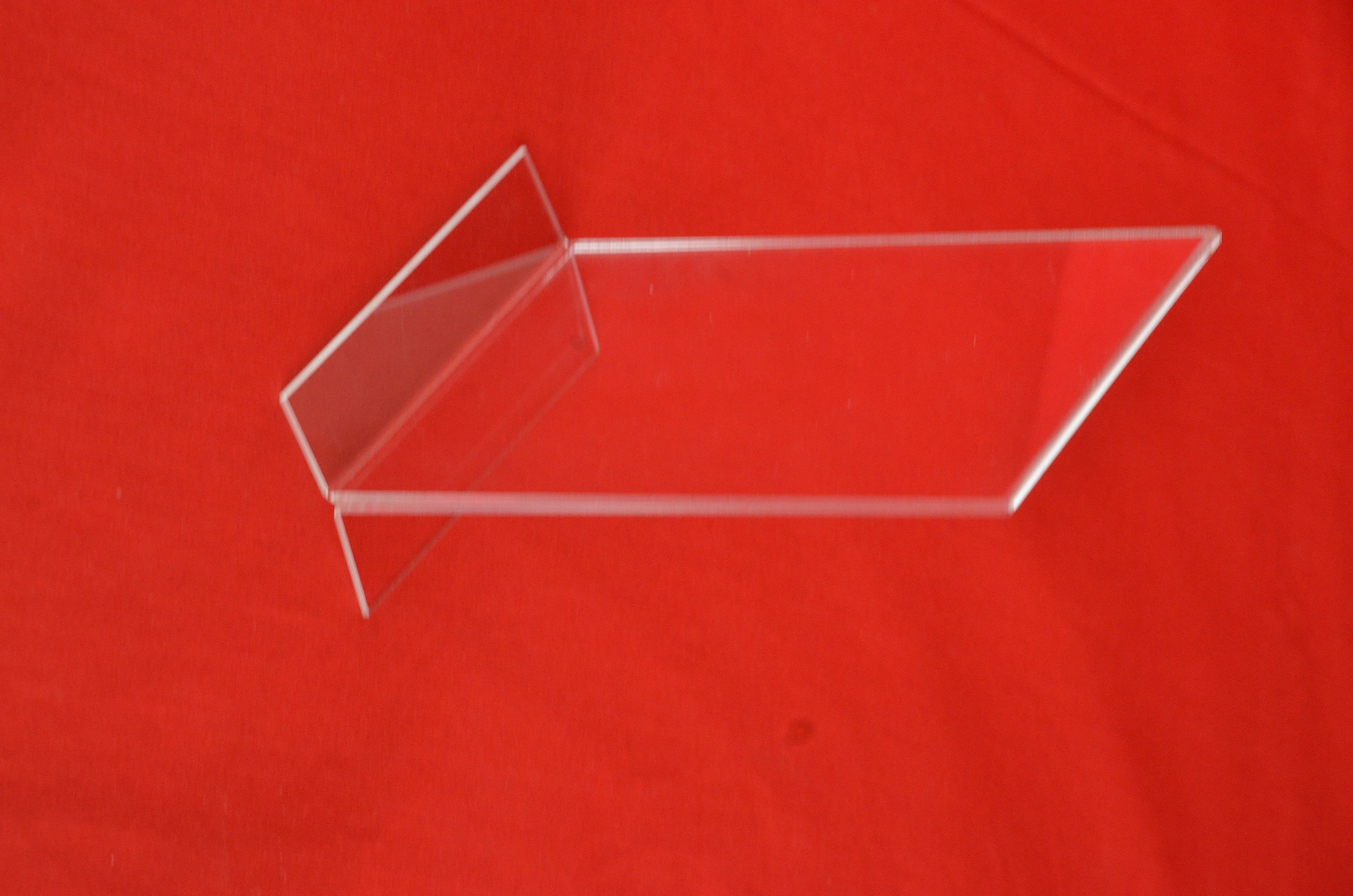 Acrylic Double Side Display Stand - Transparent Acrylic Material, Customized Size & Shape | Designed For Displaying Information With Superior Weathering Properties