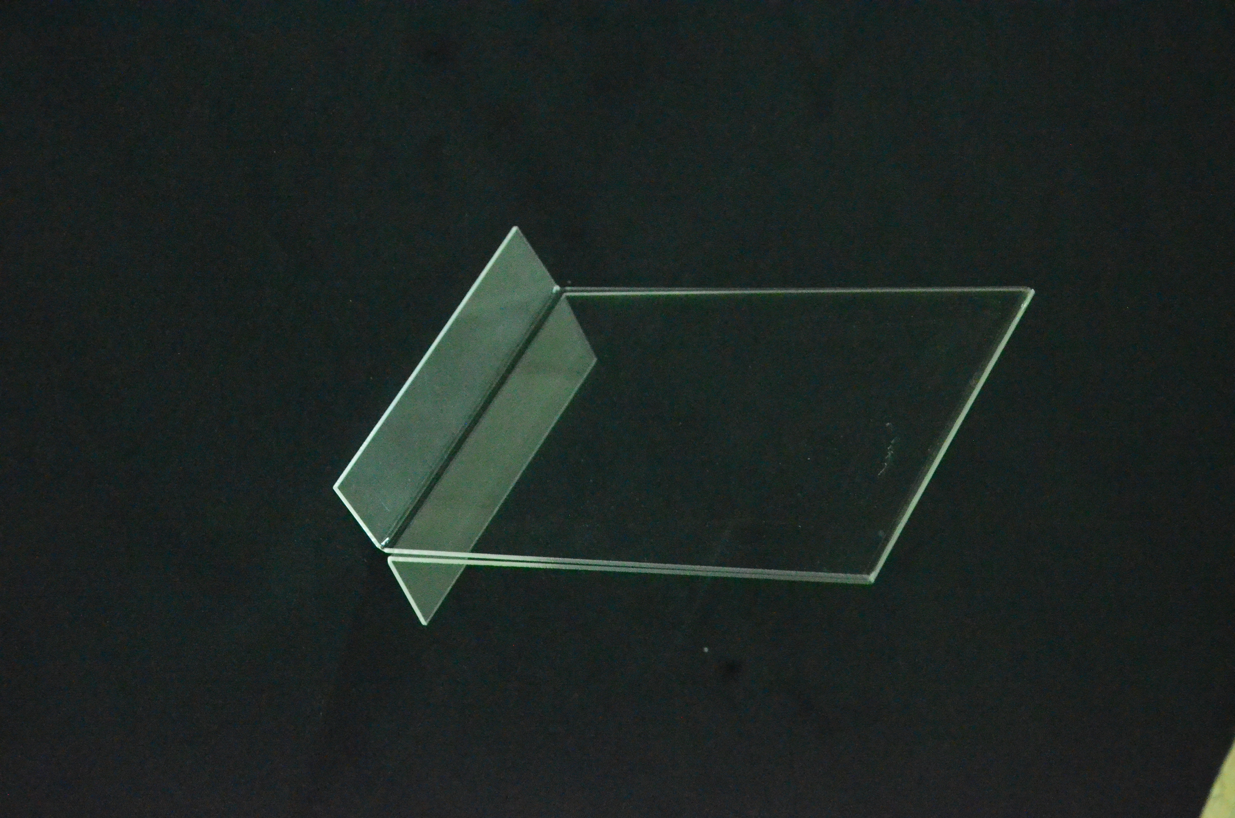 Acrylic Double Side Display Stand - Transparent Acrylic Material, Customized Size & Shape | Designed For Displaying Information With Superior Weathering Properties