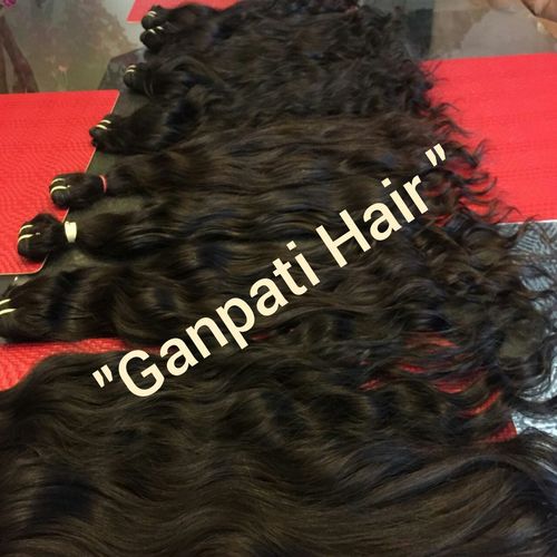 Temple Human Hair - 100% Natural Virgin Human Hair, 8 Inches Length | Tangle-Free, No Shedding, Suitable for All Users