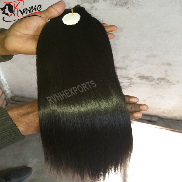 Remy Human Hair Extensions - 100% Virgin Indian Temple Hair | Natural Wavy, 10-30 Inch Lengths, No Shedding, Easily Restyled, Durable & Long-lasting