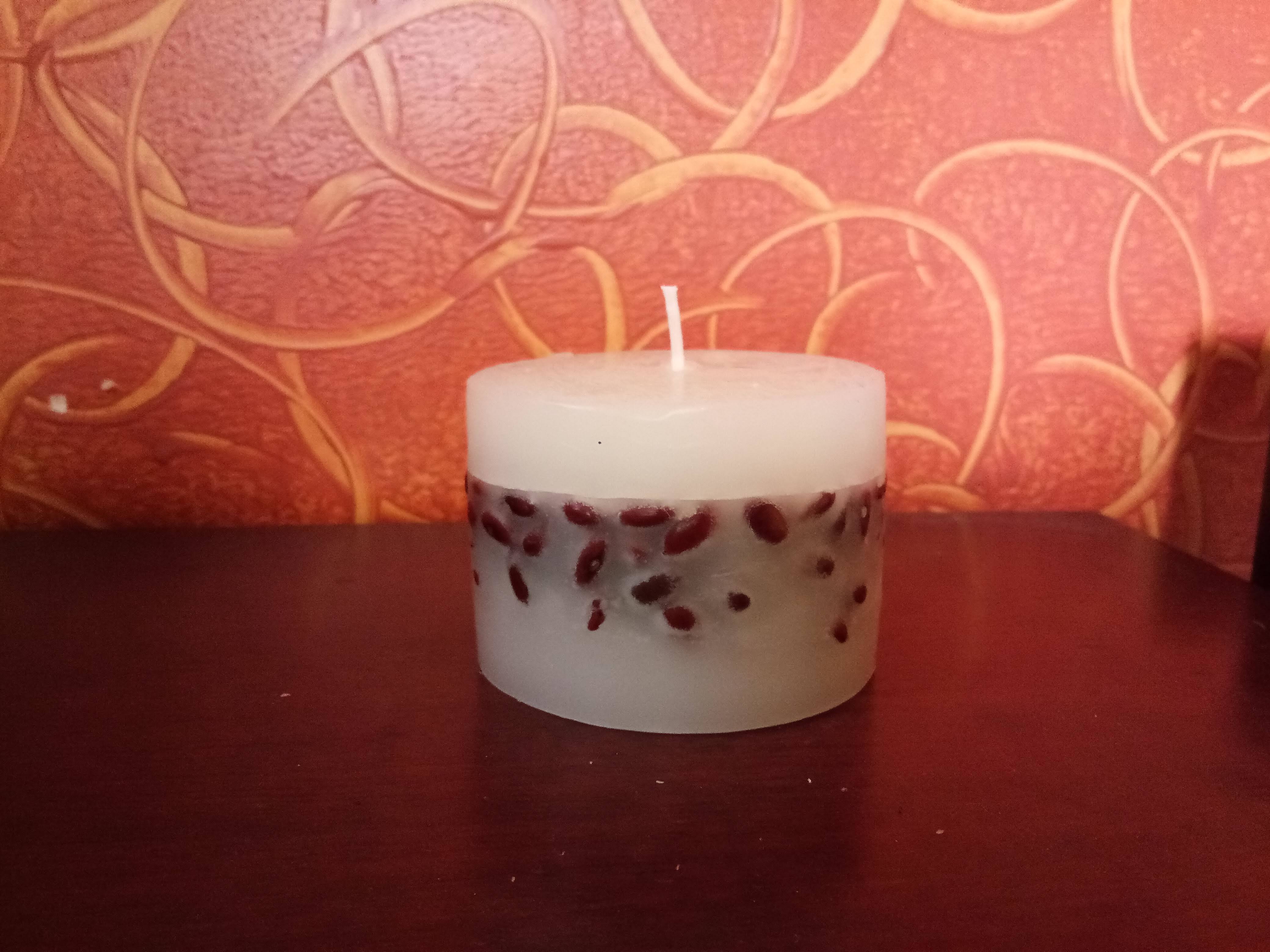 Wax Candle - Paraffin Wax, Up To 3 Inch, Various Colors | Handmade Pillar Shape, Cotton Wick, Smoke-free Fragrance For Home Decoration