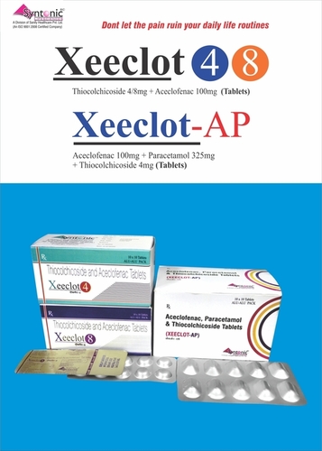 Thiocolchicoside 8Mg + Aceclofenac 100Mg Tablets Specific Drug