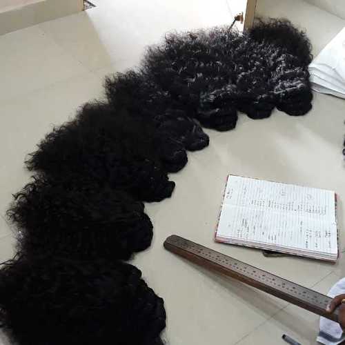 रॉ कर्ली वेट हेयर बंडल्स