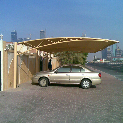 Car Parking Tensile Structure Canopy Length: Customized Foot (Ft)