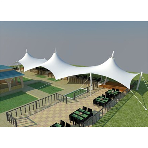 White Outdoor Tensile Structure