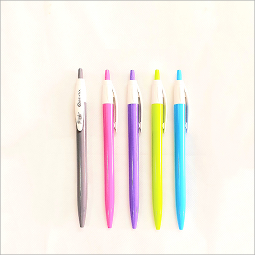Retractable Plastic Body Pen - Plastic, Standard Size, Available in All Colors | Good Quality for Office Use