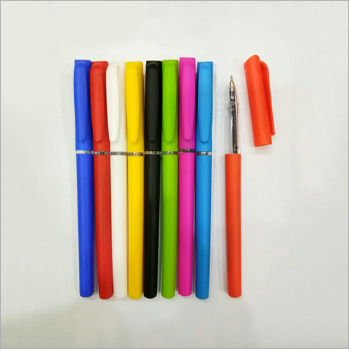 Plain Plastic Body Ball Pen - Plastic, Standard Size, All Colors Available | Good Quality For Office Use, Versatile Thickness Options