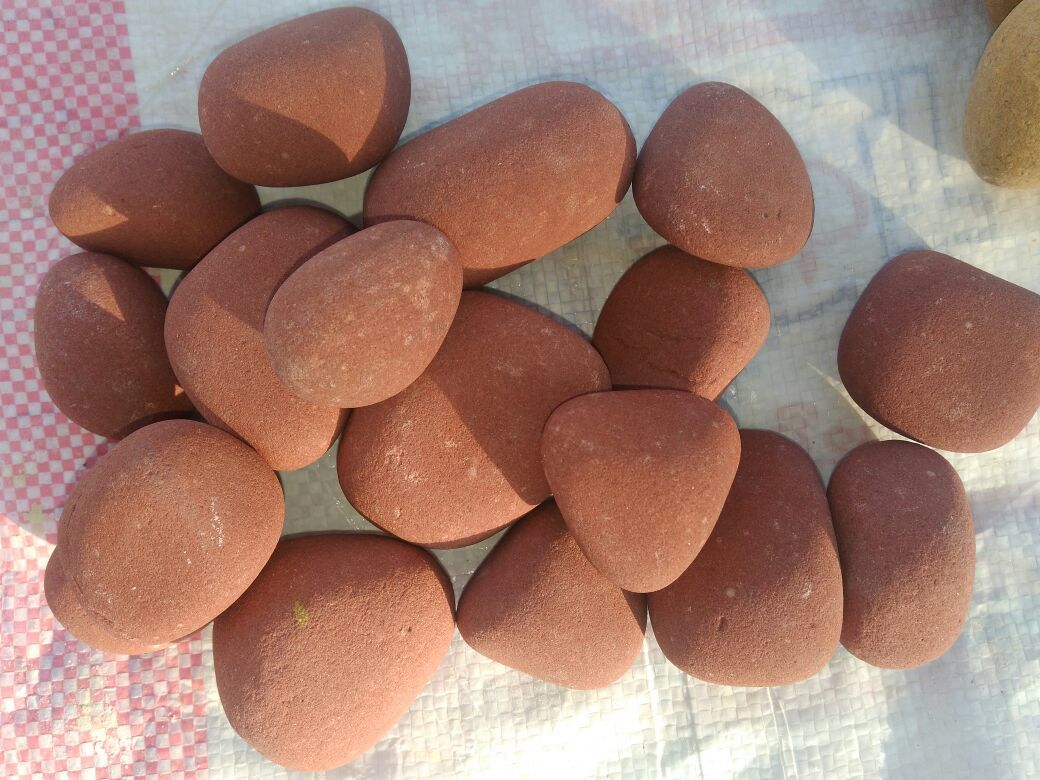 Pebbles - Natural Stone, Various Sizes, Multicolor, Smooth Texture, Round Shape