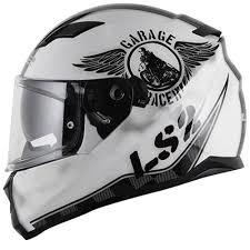 Ls2-ff320-garage-matt-wh-bk