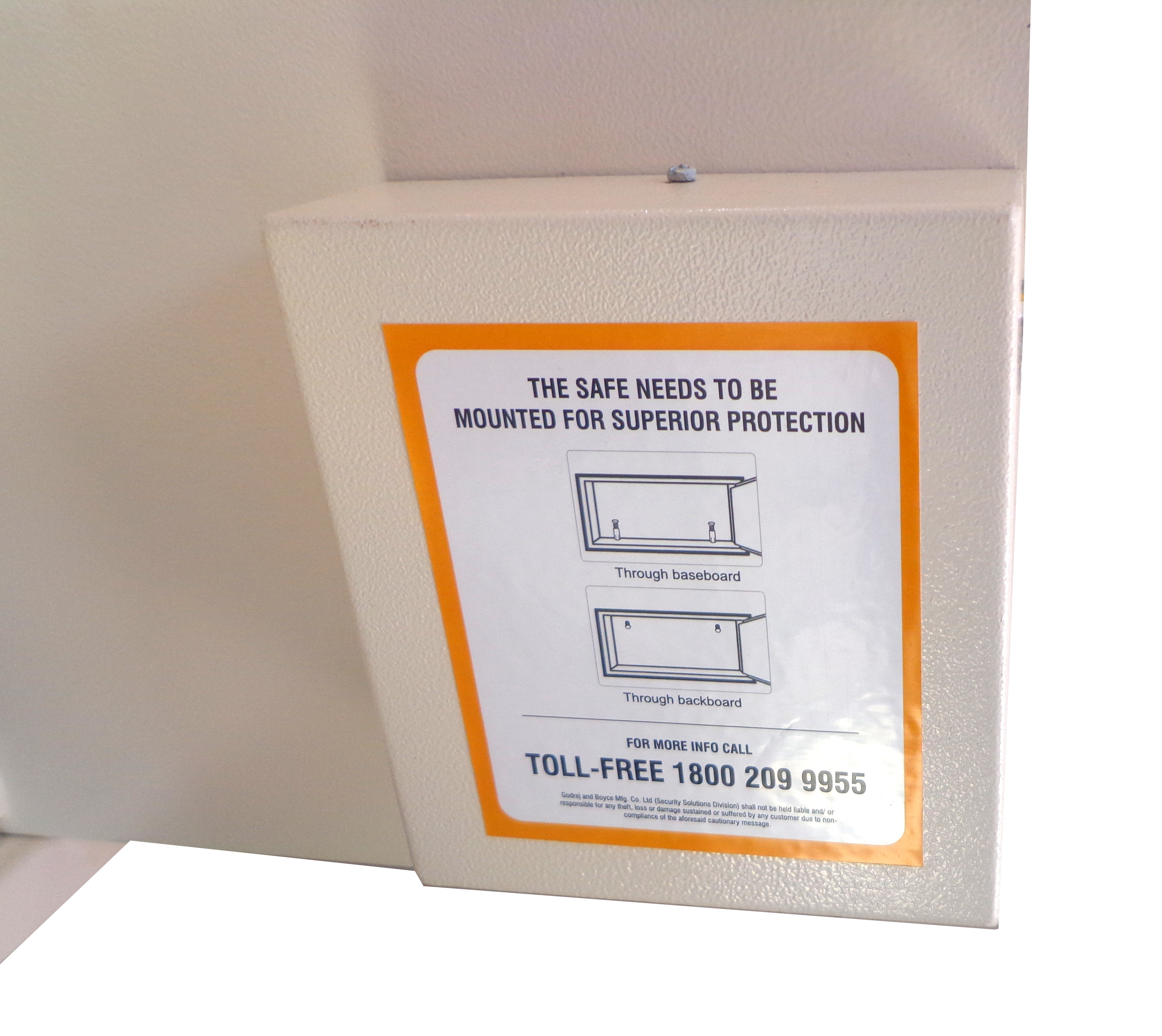 Godrej Key Lock Safe Locker 20 Ltr Sensor Type: No