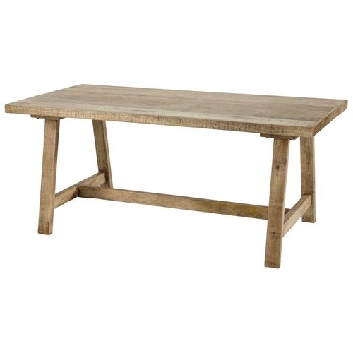 हस्तनिर्मित मैंगो वुड डाइनिंग टेबल