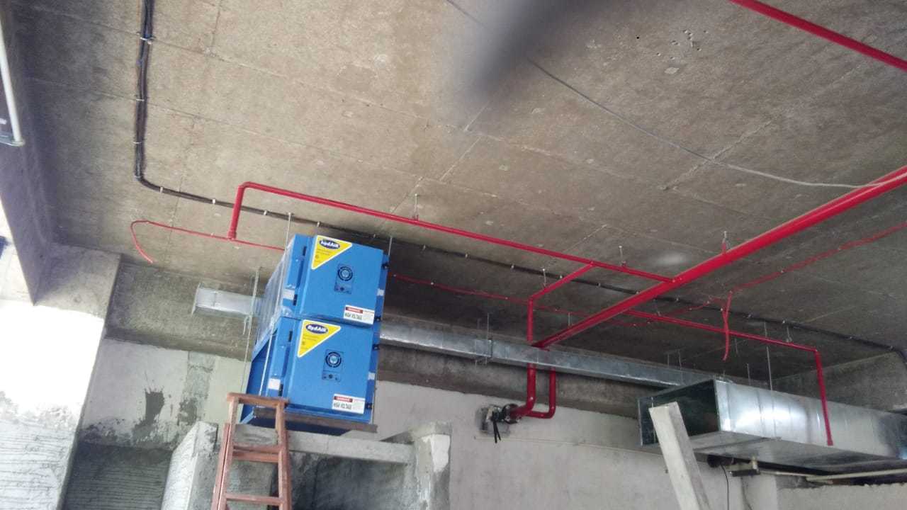 Kitchen Dry Scrubber Capacity: 30000 M3/hr
